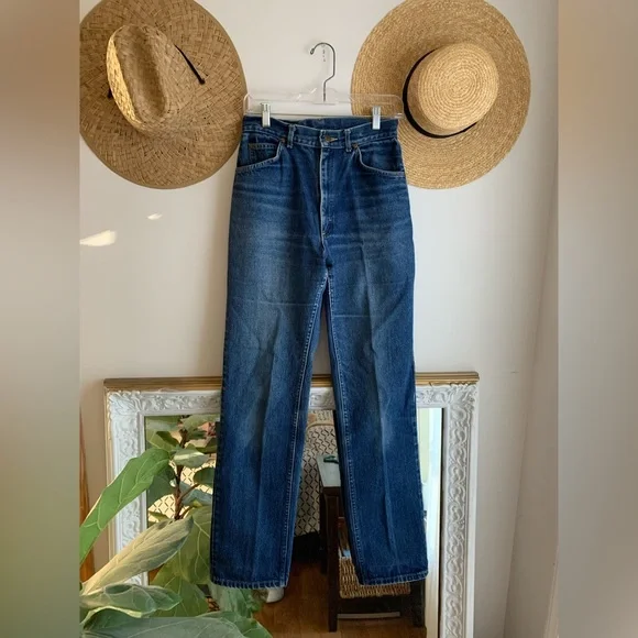 True Vintage LEE Riders 1970’s 100% cotton denim jeans - Picture 1 of 11